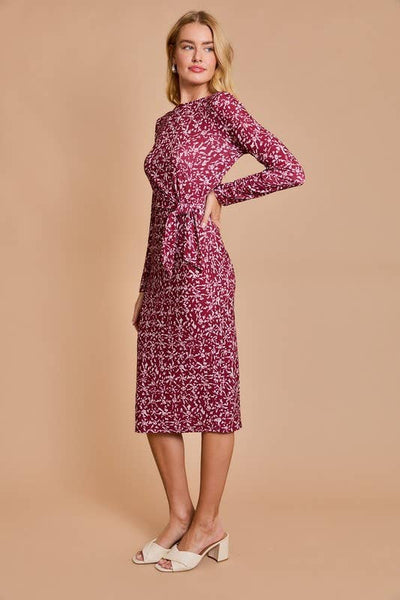 long sleeve tie waist maxi dress WAIST TIE DETAIL LONG SLEEVE MAXI DRESS – Southern Wind Boutique