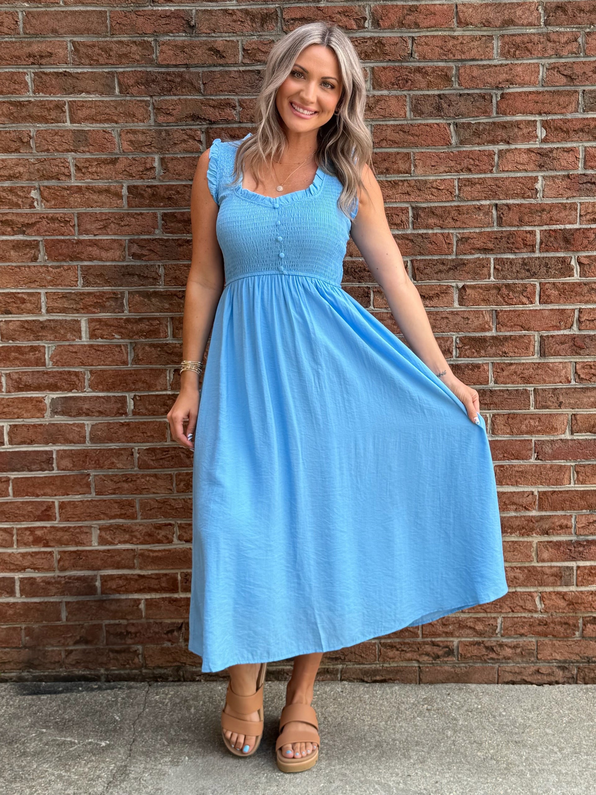 Bellissima Midi Dress – Southern Wind Boutique